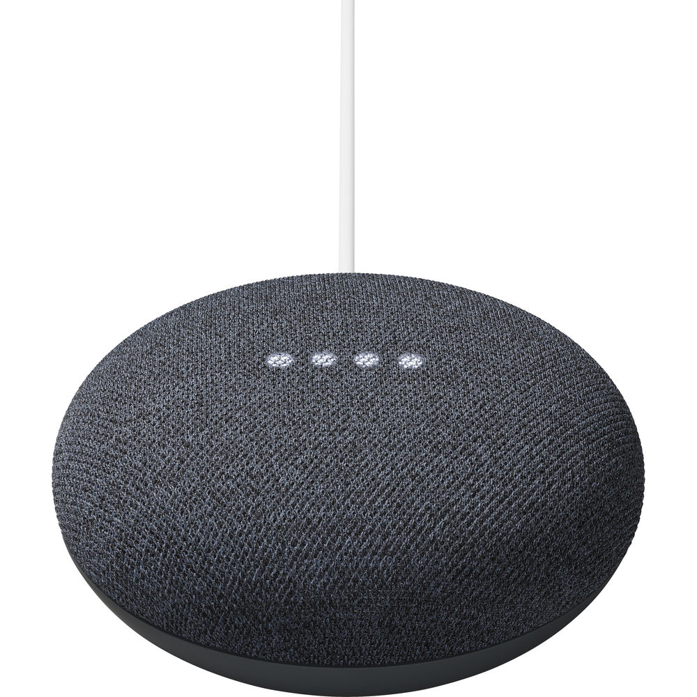 Google Nest Mini (2020) - Smart Voice Assistant & Bluetooth Speaker with Google Assistant, US Warranty - Charcoal Black - Perfect for Home Automation, Music Streaming & Smart Device Control