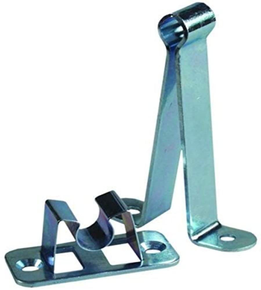 JR Products 10535 Heavy Duty Metal C-Clip Style Door Holder - 6 Pack for RV, Camper, Trailer & Boat Doors - Secure Door Stay Solution for Travel & Camping