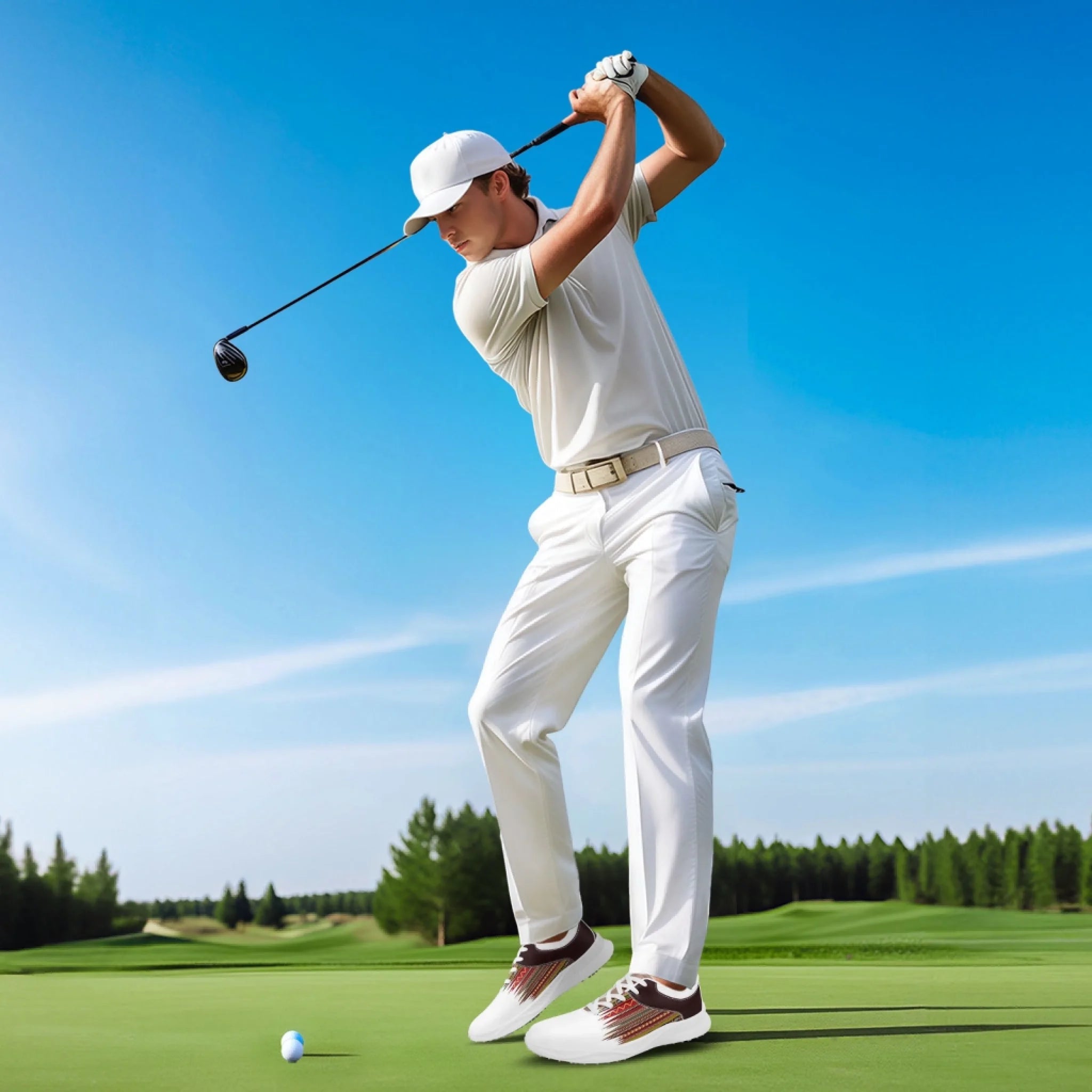 Custom Golf Performance Sneakers for Men & Women - Personalized Durable Athletic Shoes for POD Resellers - Perfect for Golfing, Walking & Casual Wear - FN062 25020099 4