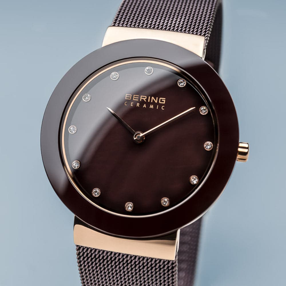 BERING 11435-262 Ceramic Women's Watch - Elegant & Durable Timepiece for Everyday Wear, Office & Special Occasions