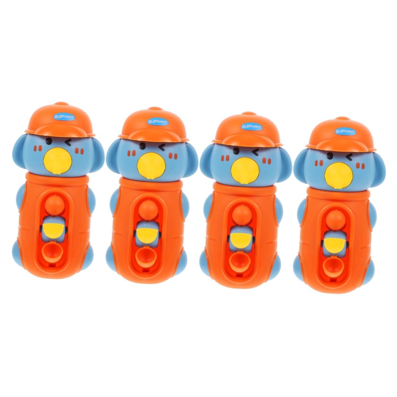 HEMOTON 4-Piece Elephant Bath Toys for Kids - Water Spray Car Shower Toys for Toddlers, Fun Bathtime Play Set for Baby Boys & Girls - Perfect for Bath Time, Pool, and Outdoor Water Play