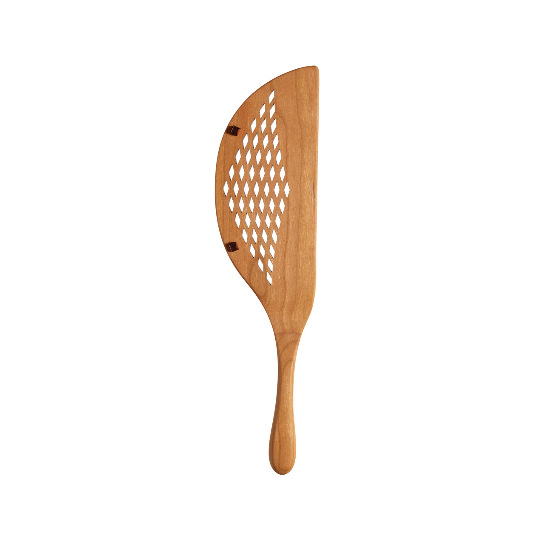 Premium Cherry Wood Pot Strainer - Fine Mesh Kitchen Colander for Pasta, Vegetables & Fruits - Ideal for Cooking, Baking & Healthy Meal Prep