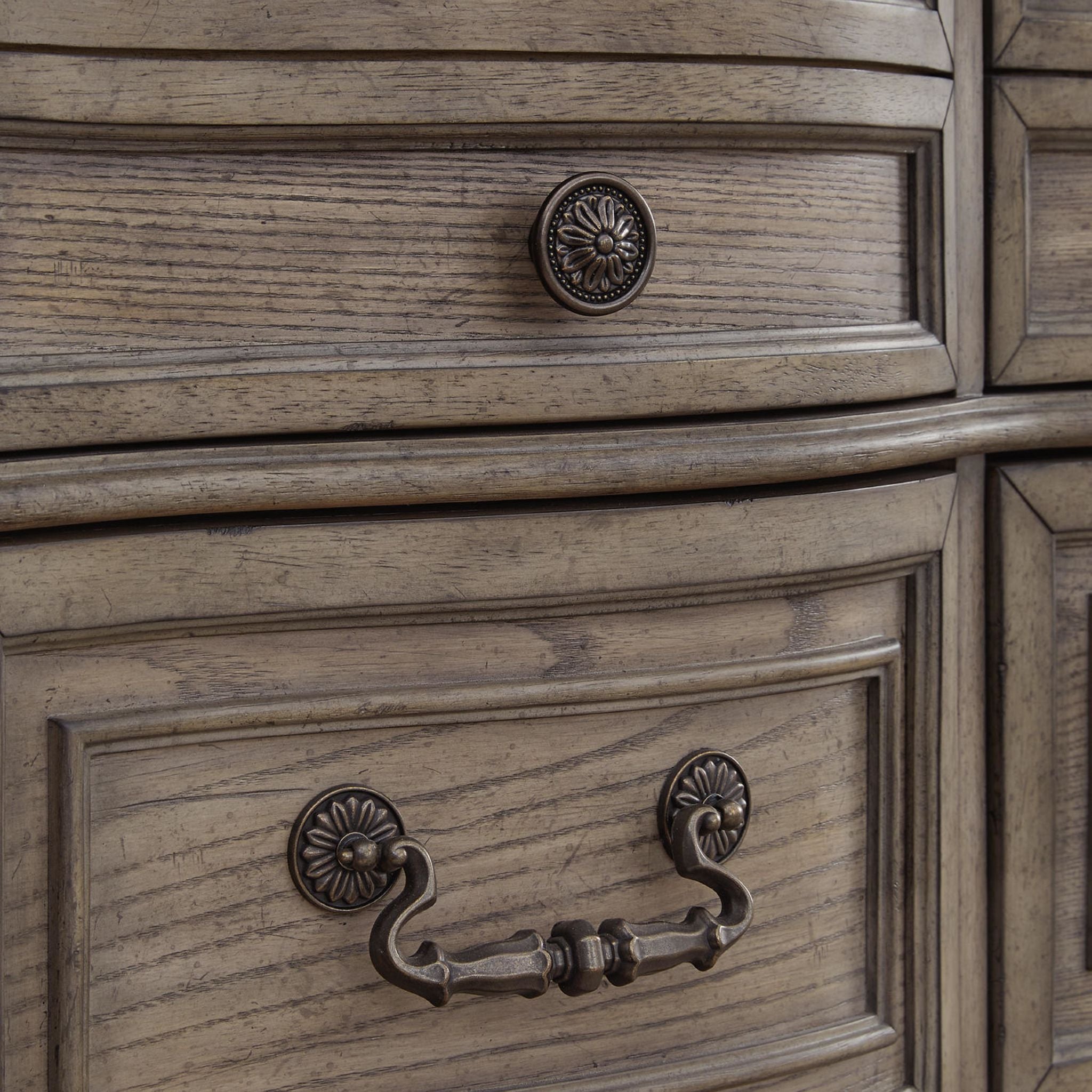 Ardenfield Dresser Light Brown - Modern Wooden Chest of Drawers for Bedroom & Living Room Storage