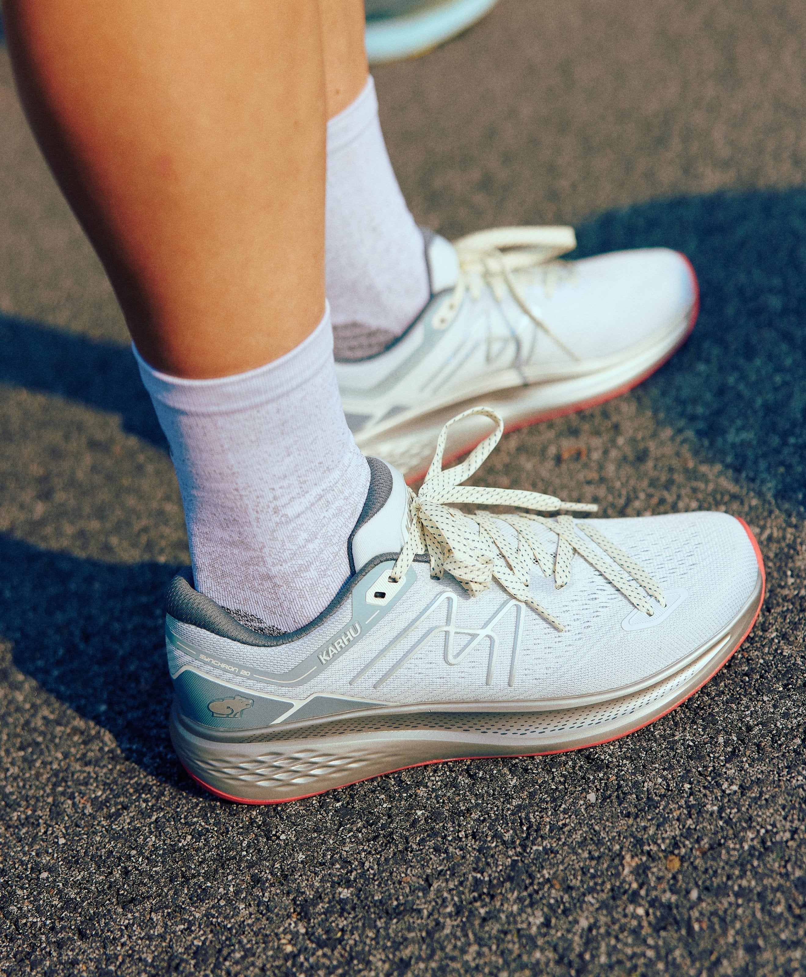 Women's Synchron 2.0 Running Shoes - Skywriting/Cayenne Color - Lightweight & Cushioned for Jogging, Gym Workouts & Daily Wear