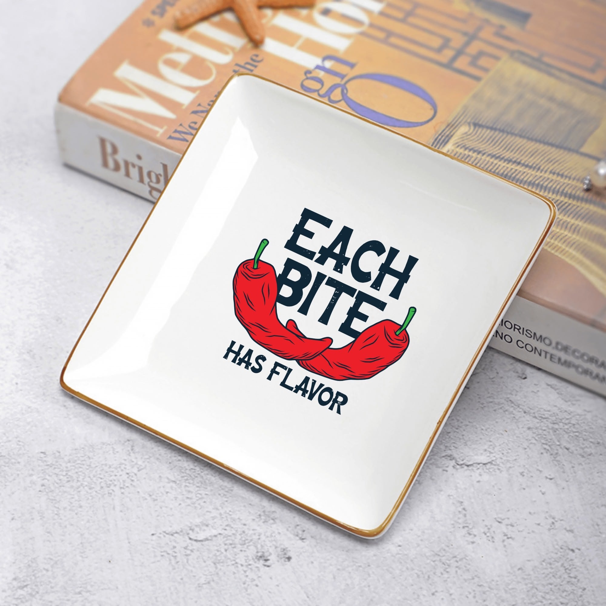 Premium Ceramic Square Appetizer Plates - Elegant Small Dishes for Cheese, Desserts & Hors d'Oeuvres - Perfect for Dinner Parties, Weddings & Entertaining
