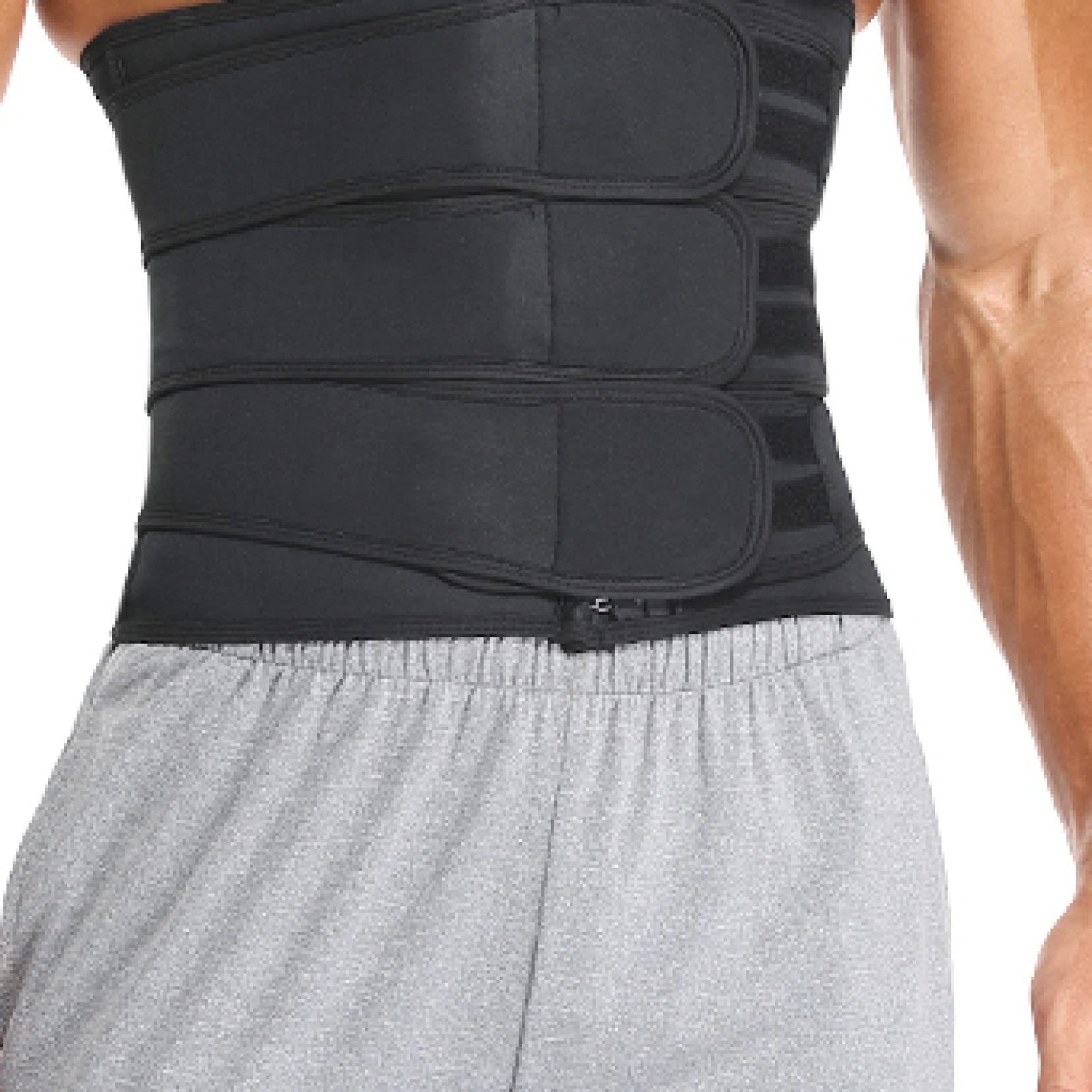 ChyJoey Adjustable Men's Waist Trimmer Belt for Belly Slimming & Tummy Control - Workout Shapewear with Gym Back Support - Ideal for Weight Loss, Core Training & Postpartum Recovery