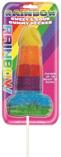 Rainbow Sweet & Sour Gummy Candy - Soft & Chewy Fruity Treats for Kids & Adults - Perfect for Parties, Snacks & Movie Nights