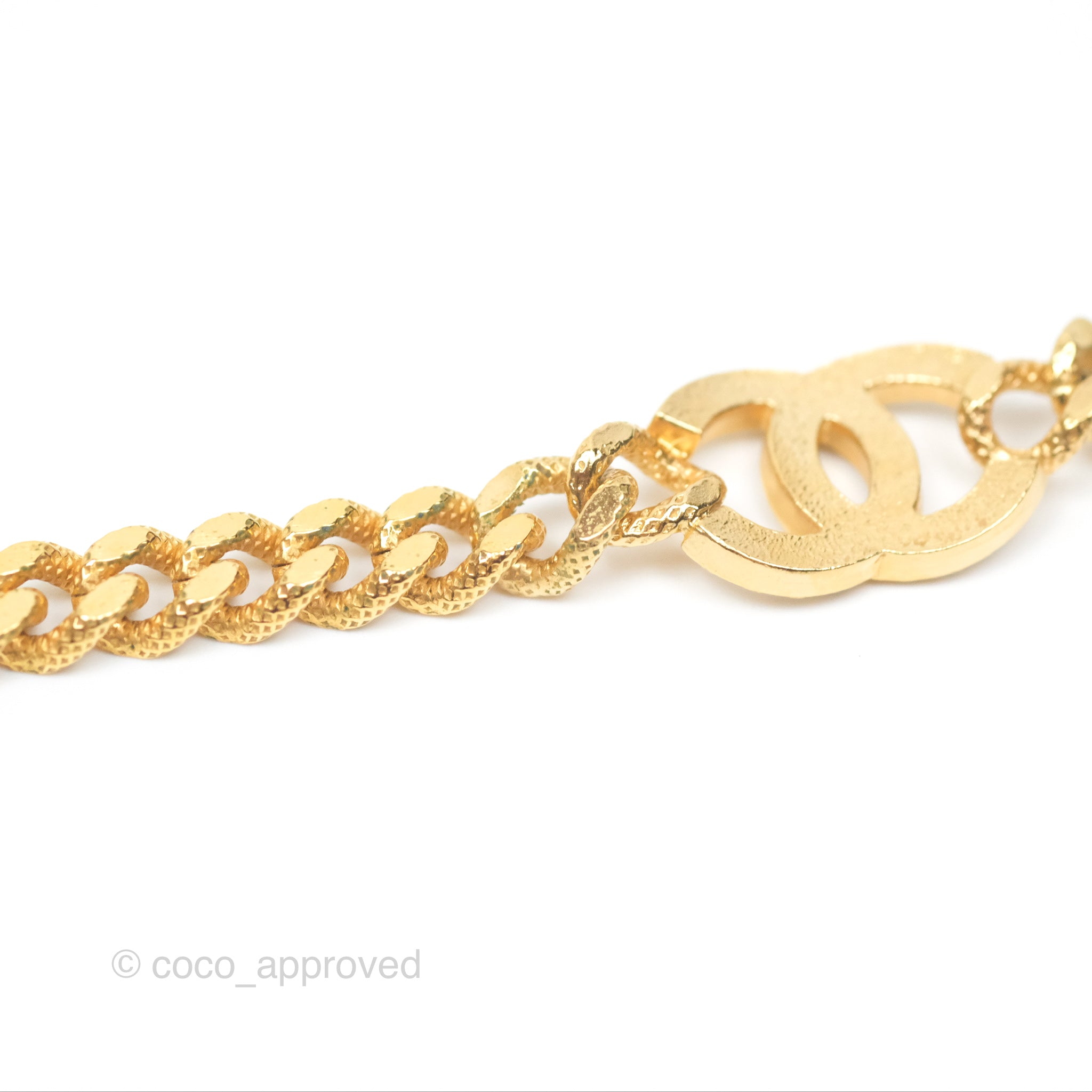 Chanel CC Crystals Chain Necklace Choker Gold Tone 22A - Elegant Layered Necklace for Women, Perfect for Parties, Weddings & Evening Events