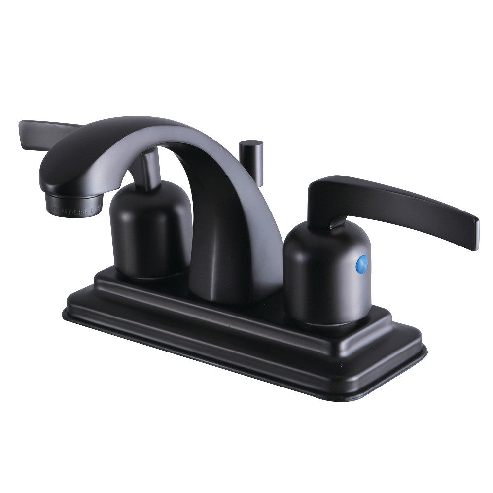 Kingston Brass KB4642EFL 4-Inch Centerset Bathroom Faucet - Elegant Chrome Finish for Vanity Sinks, Perfect for Modern Bathroom Renovations