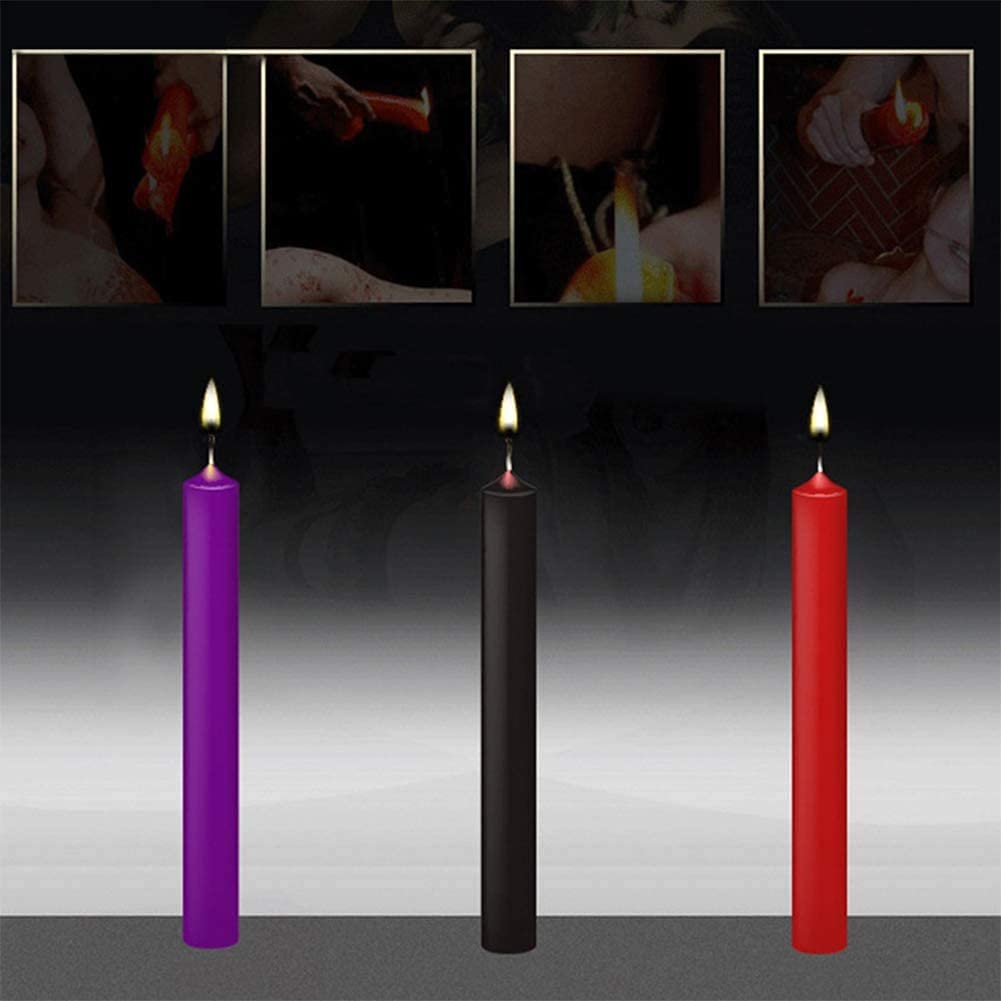 XLKJ 6PCS Low Temperature Romantic Candles - Long Thin Dripping Wax Candles with Low Heat for Couples & Lovers | Perfect for Valentine's Day, Anniversary Gifts, Romantic Dinners, Bedroom Ambiance & Home Decoration