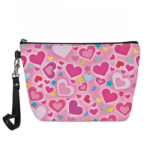 Multicolor Love Heart Printed
