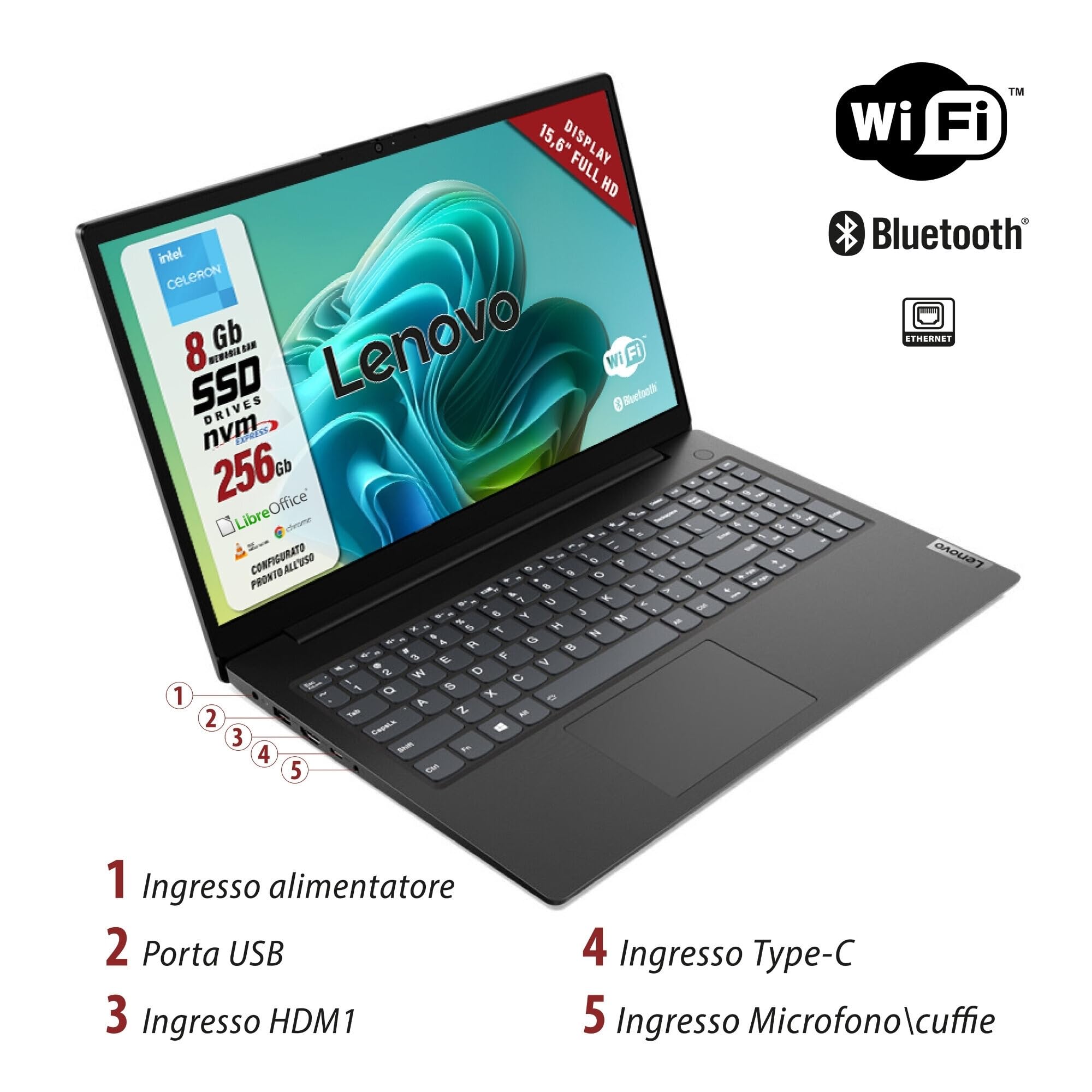 Lenovo Laptop 15.6