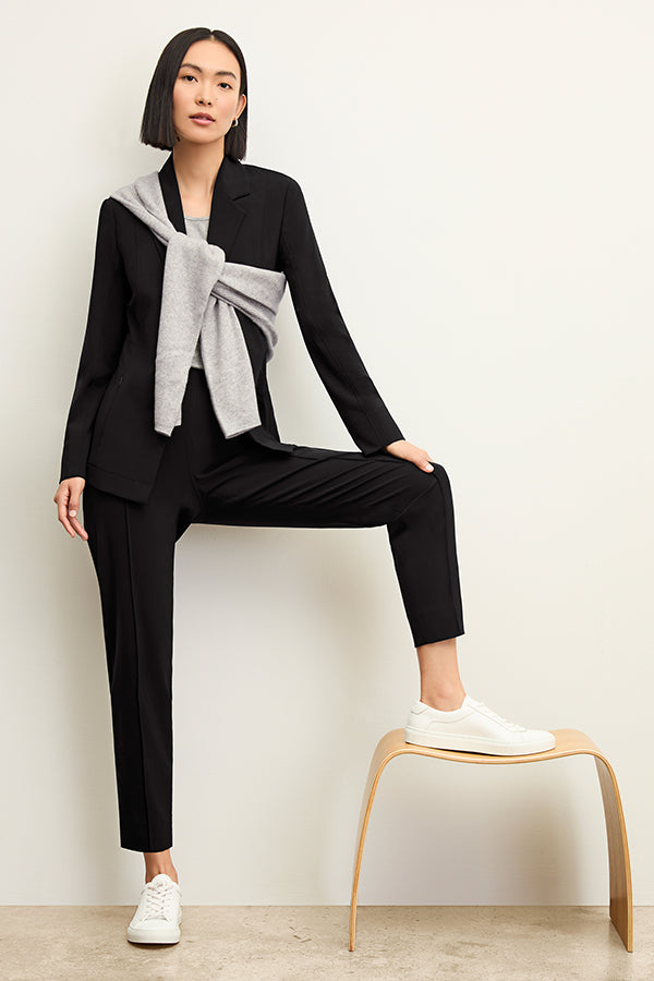 Colby Travel Pants for Men - OrigamiTech Stretch Wrinkle-Free Black Dress Pants for Business & Casual Wear - Perfect for Office, Commuting, and Travel
