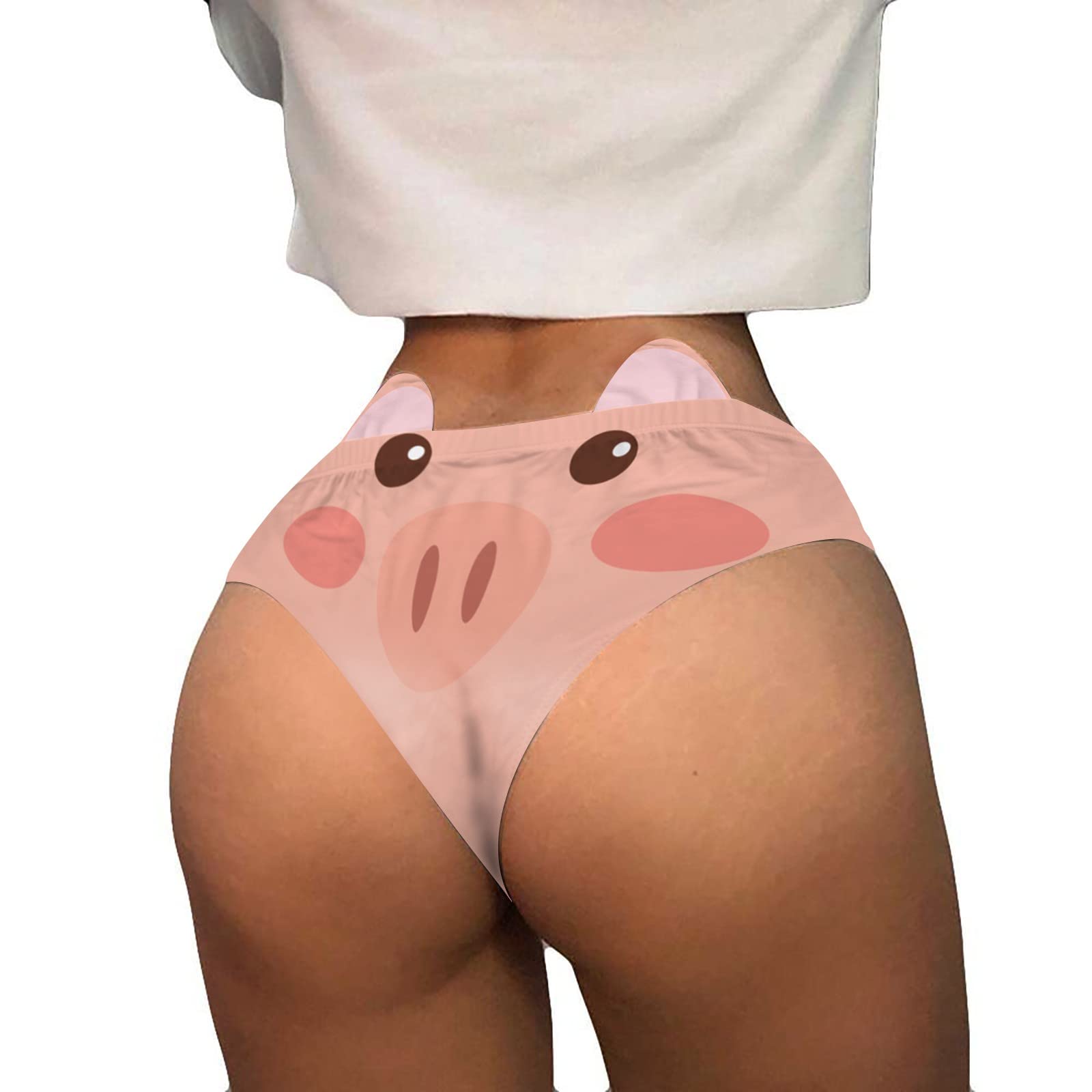 Sexy 3D Printed Animal Tail Underwear for Women - Flirty & Funny Knickers, Perfect Valentine's/Birthday Gift for Lovers - Great for Cosplay, Roleplay & Intimate Moments