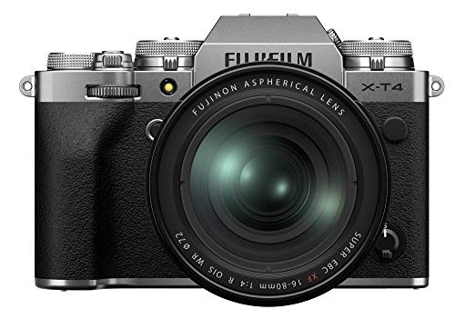 FUJIFILM X-T4 Mirrorless Digital Camera with 26.1MP APS-C Sensor, 4K Video & Weather-Sealed Body - Perfect for Travel Photography, Vlogging & Professional Shooting