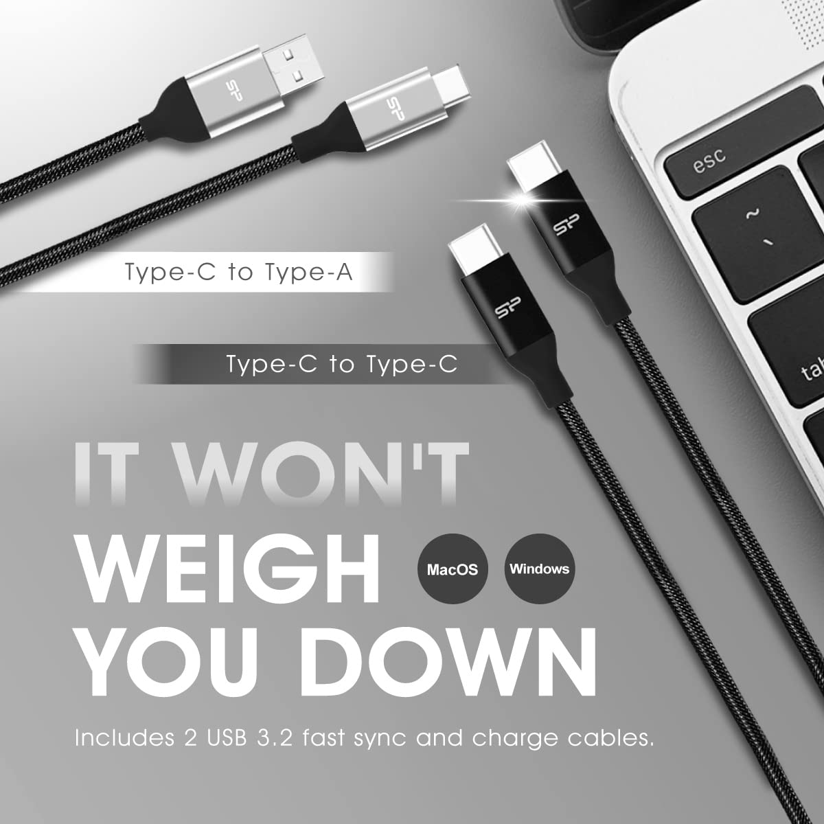 Silicon Power 1TB Rugged Portable External SSD - USB 3.2 Gen 2 (10Gbps) with USB-C & USB-A Cables - Shockproof & Water Resistant for PC, Mac, Xbox, PS4/PS5 - Perfect for Gaming, Photography & Data Backup (Bolt B75 Pro)