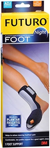 FUTURO Night Foot Support Brace - Pack of 5 for Plantar Fasciitis & Heel Pain Relief - Comfortable Sleep Support for Men & Women