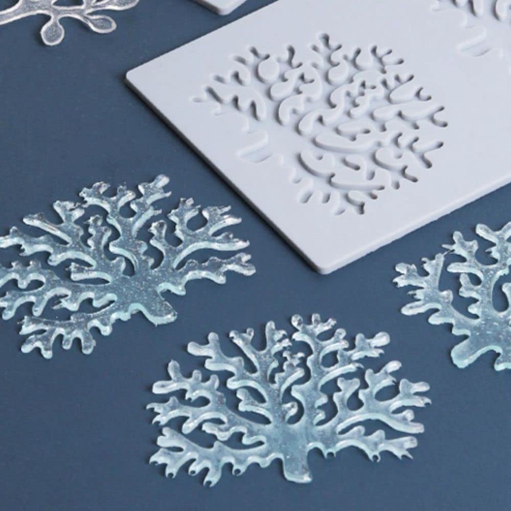3D Silicone Tree Chocolate Molds - Coral Branch Leaves Candy Mold for Fondant, Polymer Clay & Cupcake Decorations | Perfect for DIY Baking, Cake Decorating & Candy Making at Home