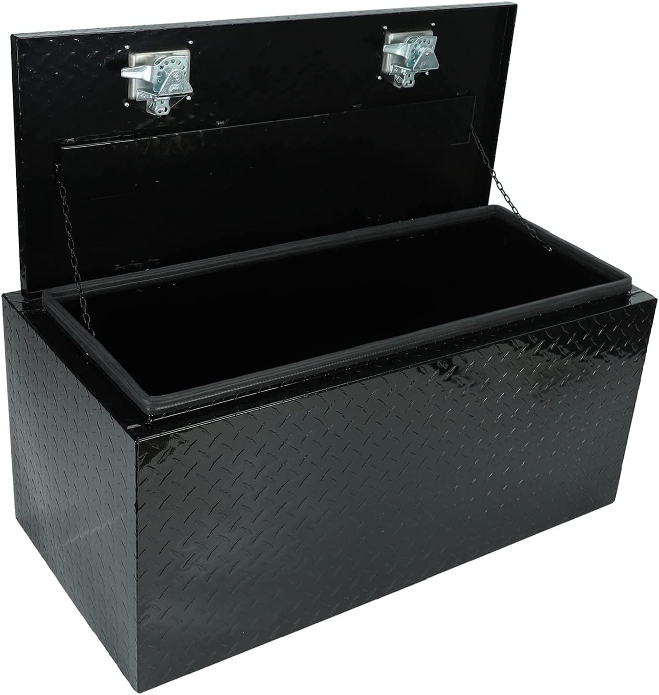 36 Inch Underbody Truck Tool Box - Heavy Duty Aluminum Under Bed Storage for Pickup, RV & Trailer - Waterproof Lockable Tool Box (36 x 17 x 18 Inch) - Perfect for Secure Tool Storage & Outdoor Equipment Organization