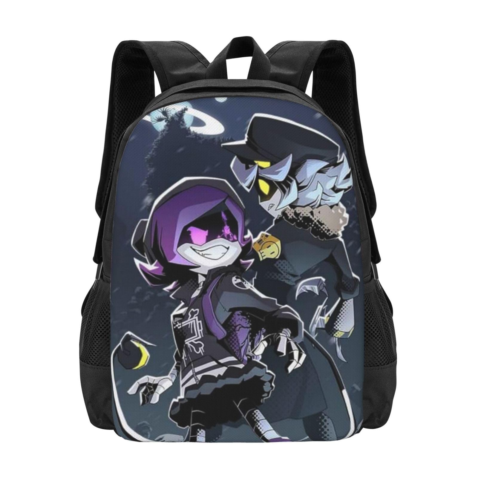 Murder Drones Themed Lightweight Large Capacity Laptop Backpack - Unisex 17 Inch Travel Backpack for School, Work & Outdoor Adventures