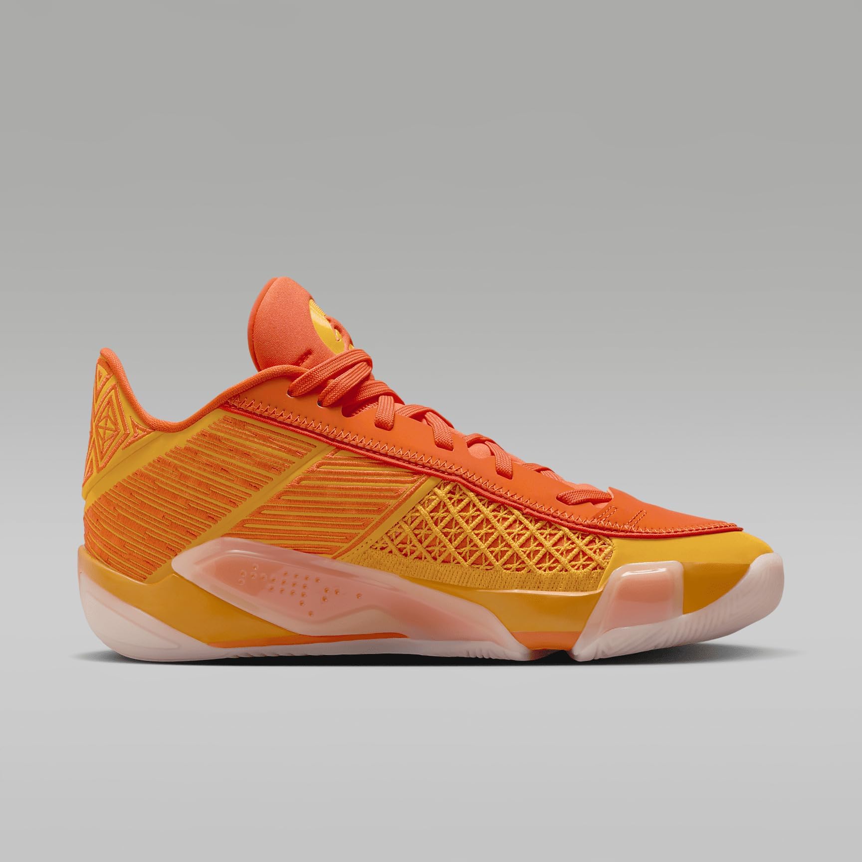 Air Jordan XXXVIII Low H Women's Basketball Shoes - Size 7 | FV3945-700 in Taxi/Safety Orange/Sail/Tour Yellow | Perfect for Indoor & Outdoor Basketball Games, Training, and Streetwear Fashion