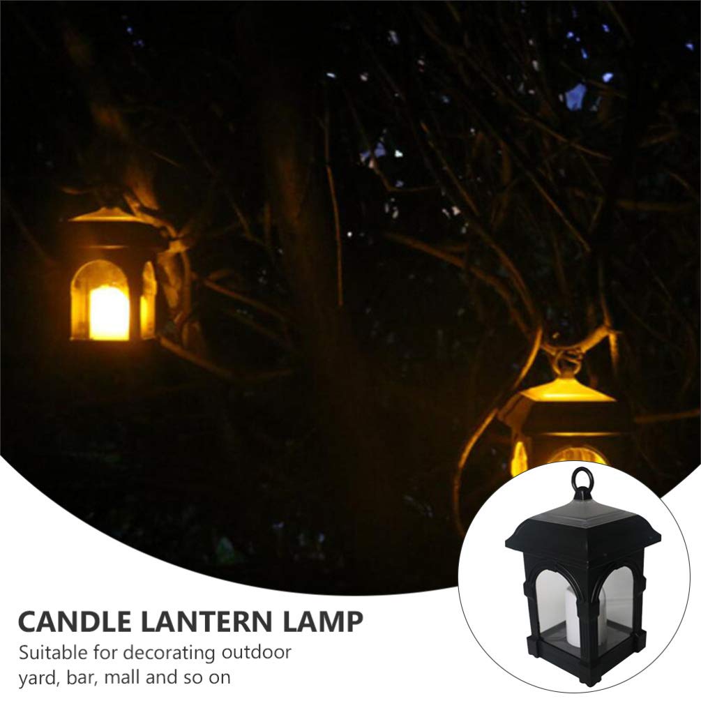 Solar Powered Hanging Lantern - Outdoor Garden Decor with Wind & Candle Effect, Waterproof LED Solar Light for Patio, Yard, Pathway & Camping (Set of 2) - Perfect for Backyard Parties, Wedding Decor & Romantic Ambiance