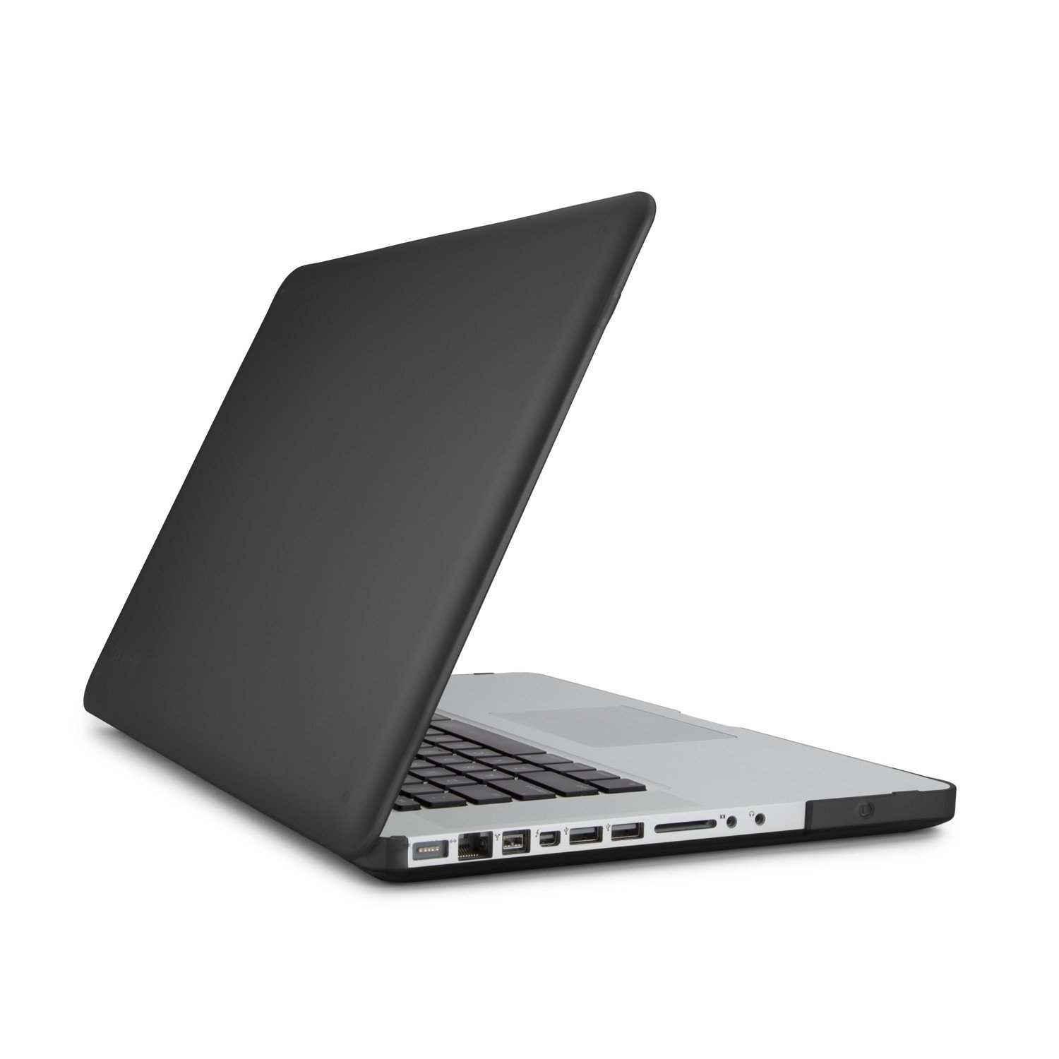 Speck SPK-A0450 17-Inch Clear Satin Hard Shell Case for MacBook Pro - Durable Aluminum Unibody Protection in Black | Perfect for Work, Travel & Everyday Use