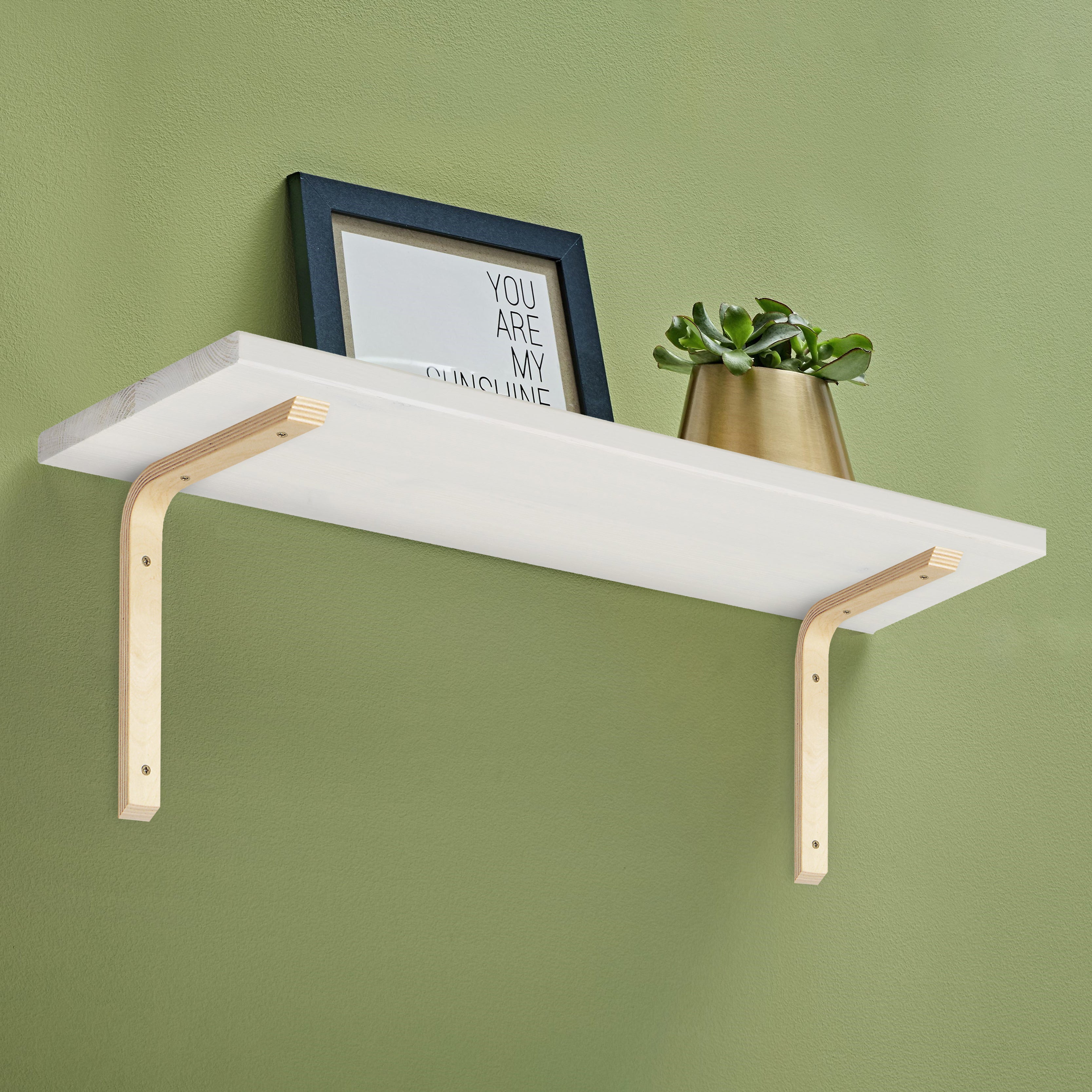 THOR Shelf Bracket - Heavy Duty Metal Brackets for Floating Shelves, Wall Mounted Shelving - Perfect for Home Organization, Garage Storage & DIY Projects