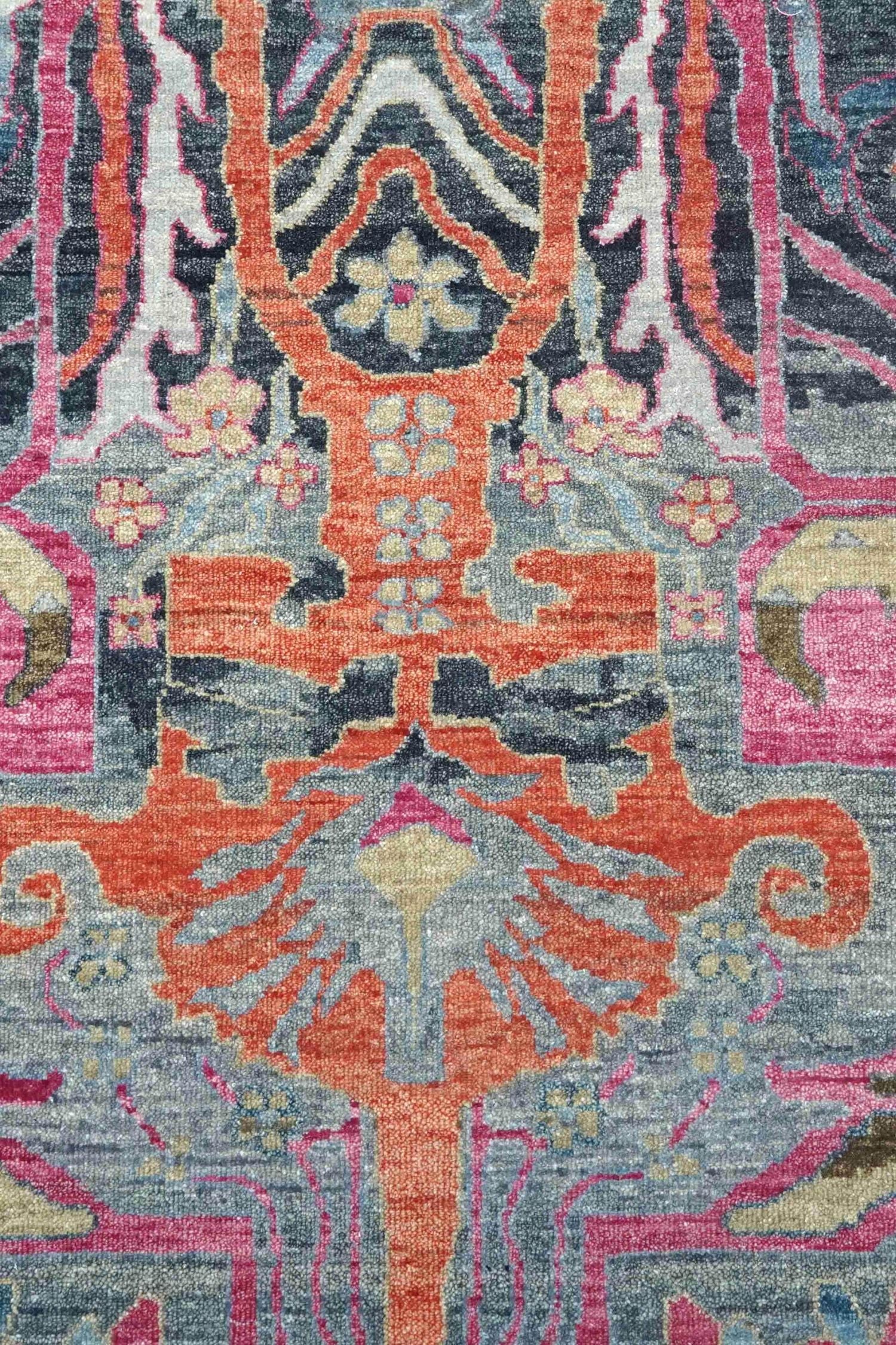 Handwoven Arabesque Bijar Tribal Rug - Traditional Persian Design, J70280 - Perfect for Boho Home Decor, Living Room, Bedroom & Office