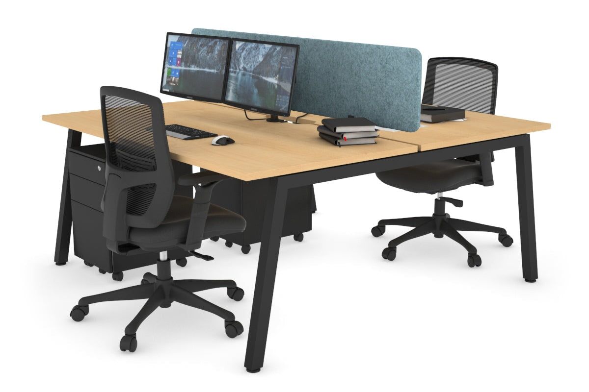 Quadro 2 Person Office Workstation - 47.2