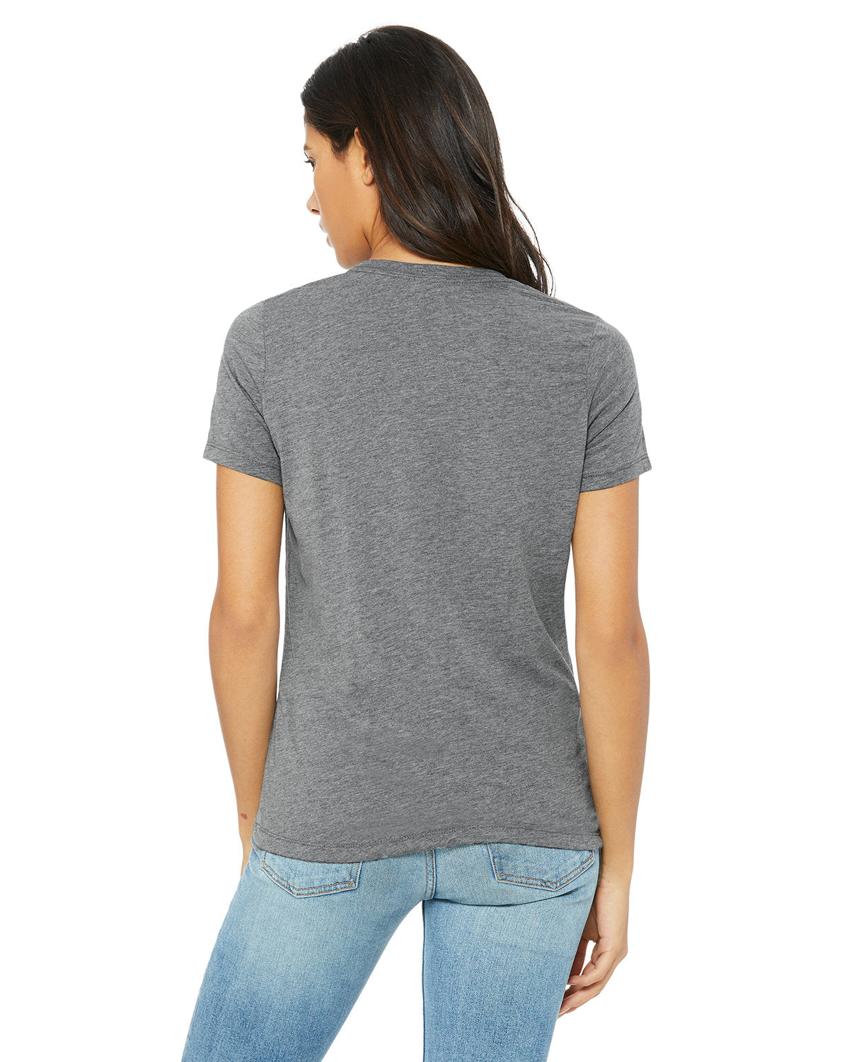 Bella + Canvas 6413 Women's Soft Relaxed Fit Tri-Blend T-Shirt - Comfortable Casual Tee for Everyday Wear, Gym, and Lounge
