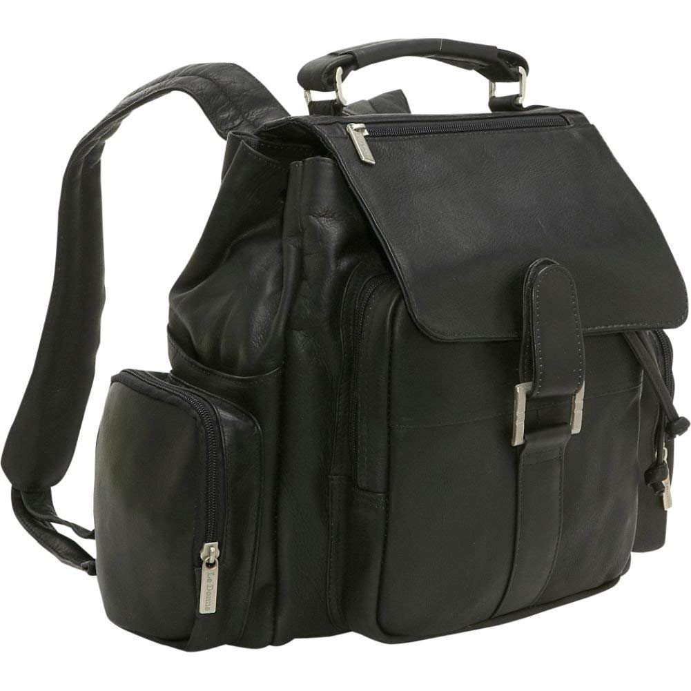 Premium Full-Grain Colombian Vaquetta Leather Backpack for Women - 15