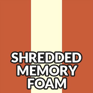 Burnt Orange (Shredded Memory Foam)