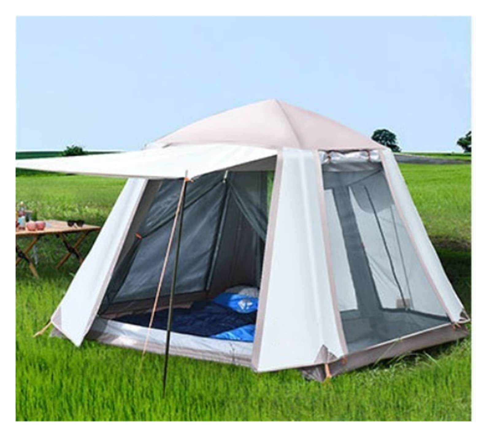 2 Person Camping Tent - Lightweight Backpacking Tent, Waterproof & Windproof with 2 Doors, Easy Setup for Family Camping, Hiking, Mountaineering & Travel - Perfect for Outdoor Adventures and Weekend Getaways