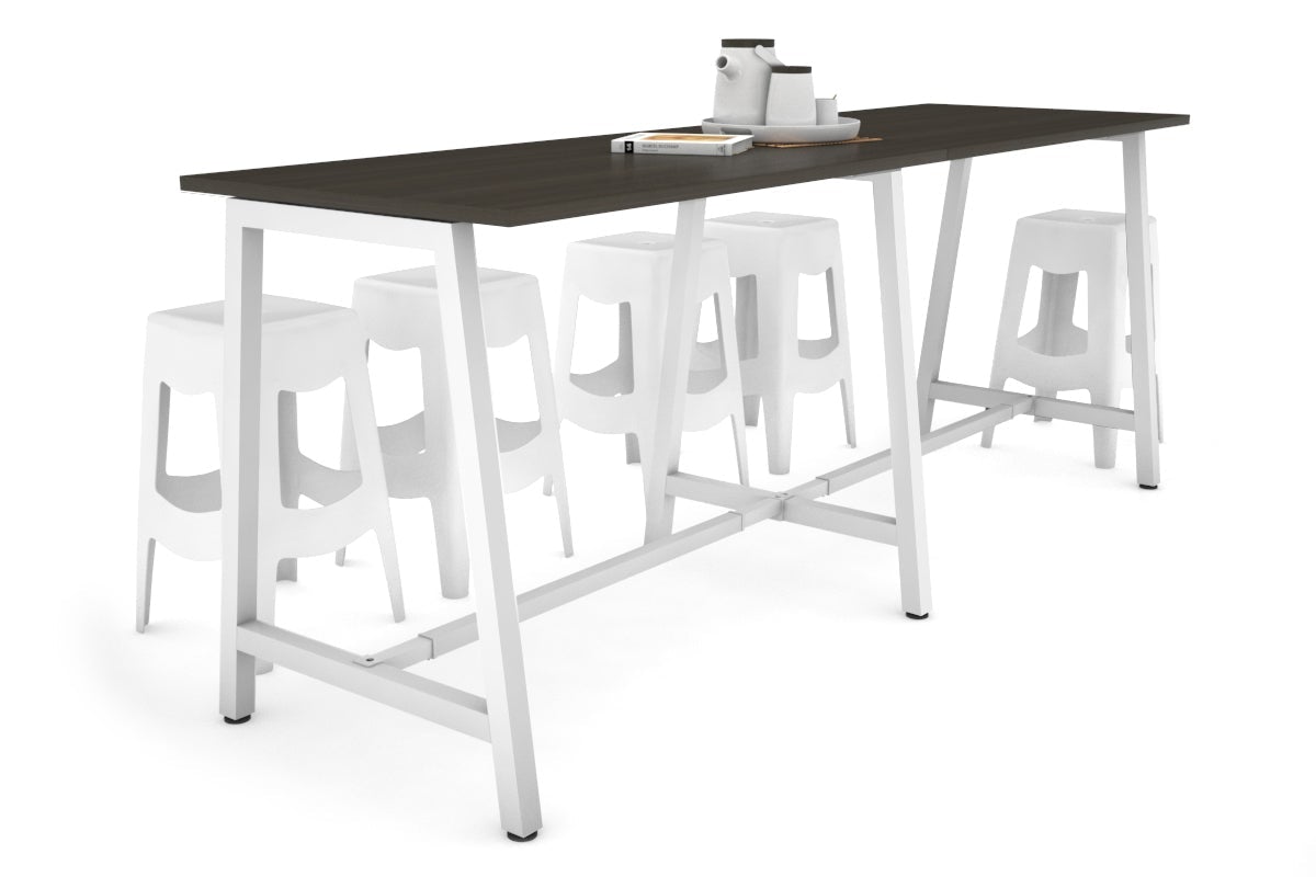 Quadro A Legs Large Counter Table 2400L x 700W - Heavy Duty Metal Frame for Restaurant, Bar, Kitchen & Commercial Use