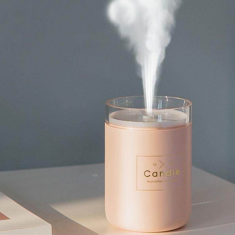 USB Fall Humidifier Candle - Aromatherapy Diffuser with Essential Oils for Home, Office & Bedroom | Perfect for Relaxation, Stress Relief & Better Sleep