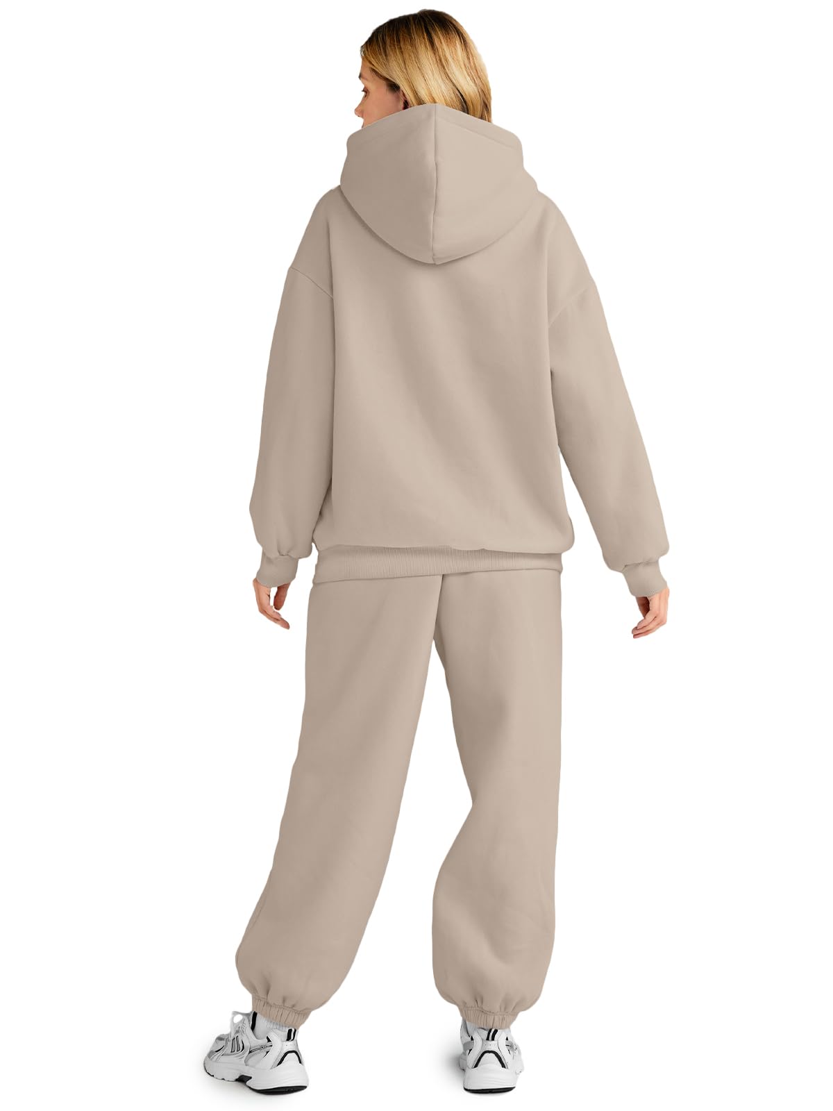 AUTOMET Women's 2-Piece Lounge Set - Oversized Hoodie & Baggy Sweatpants with Pockets | Cozy Fall Fashion Outfit for Home, Workout & Casual Wear