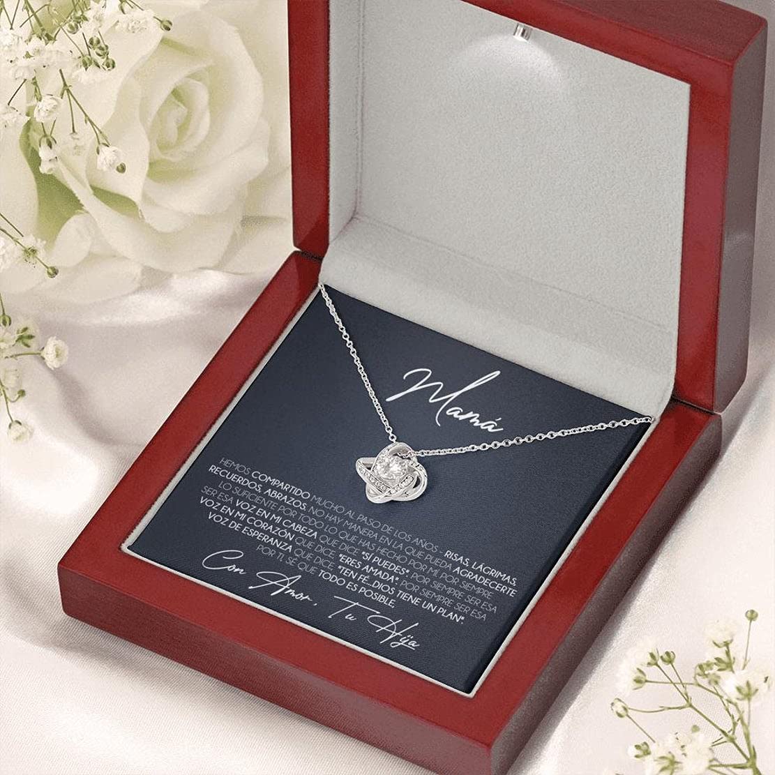 Regalo Para Mamá De Hija - Collar Madre e Hija - Para Mi Madre - Cumpleaños De Mamá - Regalo Día De Las Madres - Mejor Regalo Para La Mejor Mamá - Birthday, Vacation, Christmas Gifts - VIGIFSANA - Perfecto Para Aniversarios, Celebraciones Familiares y Momentos Especiales