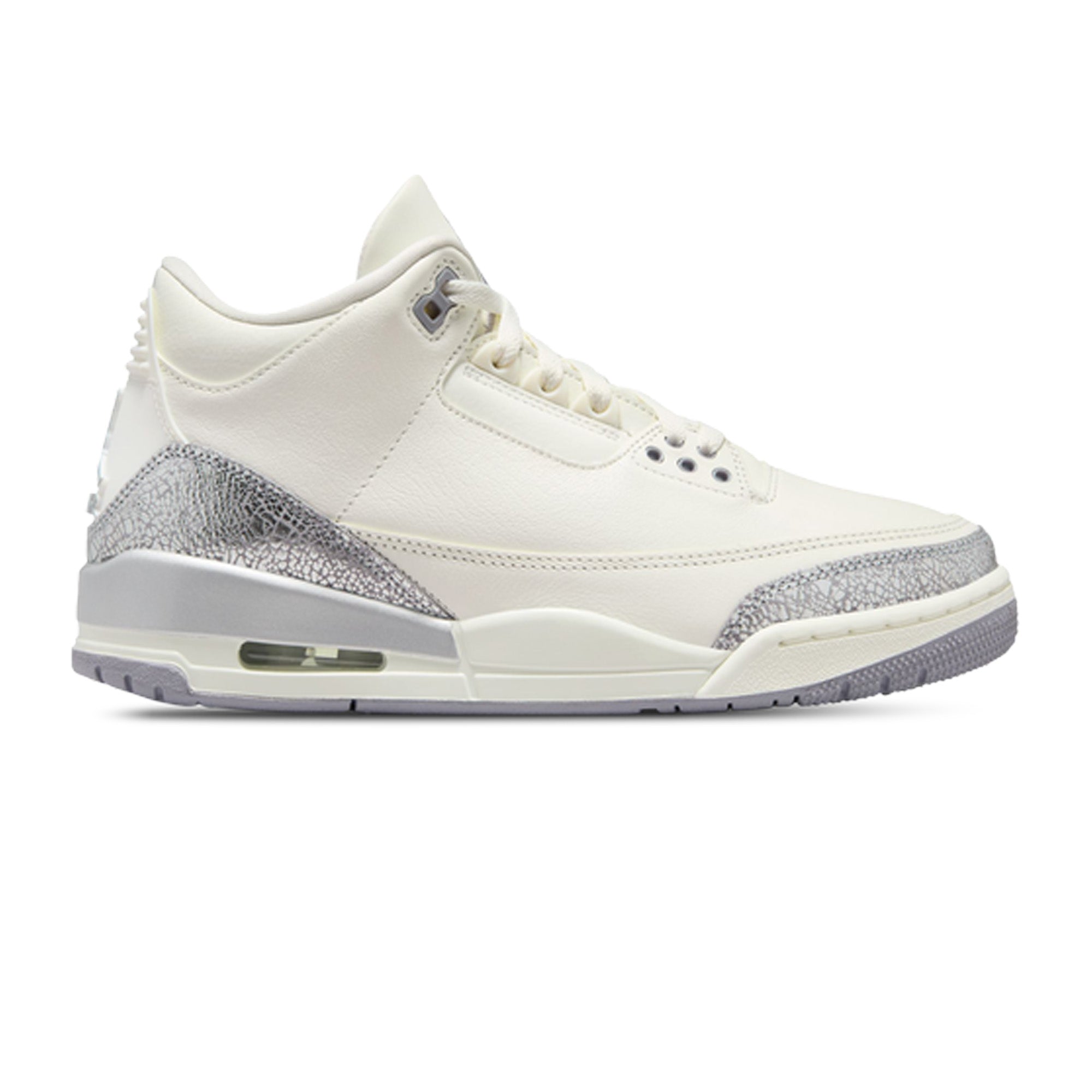 Air Jordan 3 Retro 'Sail Cement Grey' Women's Basketball Shoes (2025) - Classic Sneakers for Casual Wear, Street Style & Gym Workouts