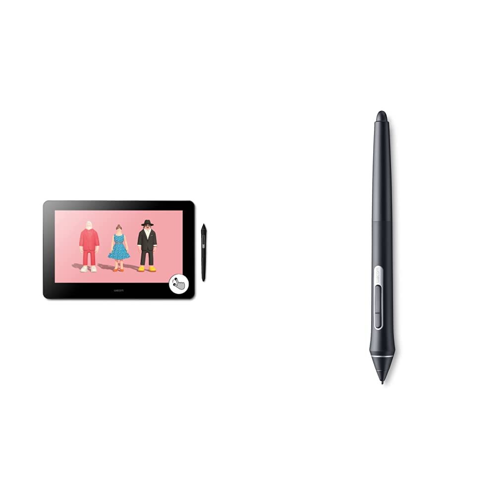 Wacom Cintiq Pro 16 (2021) 4K Graphic Drawing Monitor with Pro Pen 2 - Digital Art Tablet for Artists, Designers & Illustrators - Perfect for Animation, Photo Editing & Creative Work