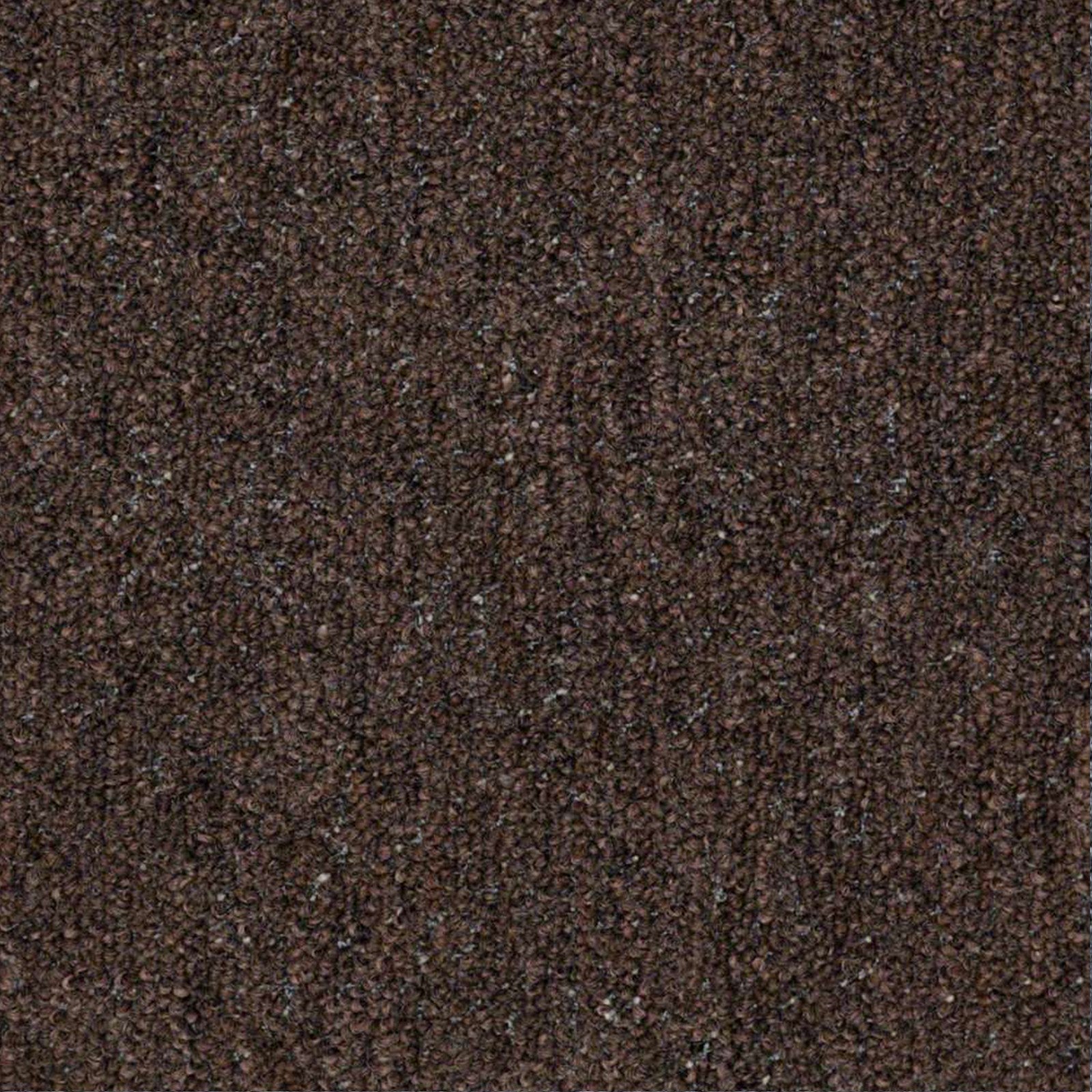 Home Queen 5'x5' Square Chocolate Brown Area Rug - Indoor/Outdoor Commercial Grade for Living Room, Patio, Office