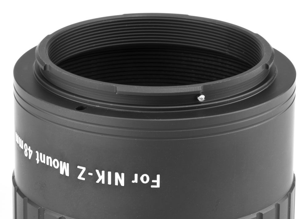 48mm T Mount Adapter for Nikon Z Mirrorless Cameras - Compatible with Z5, Z6, Z7 Series - Perfect for Astrophotography & Telescope Photography