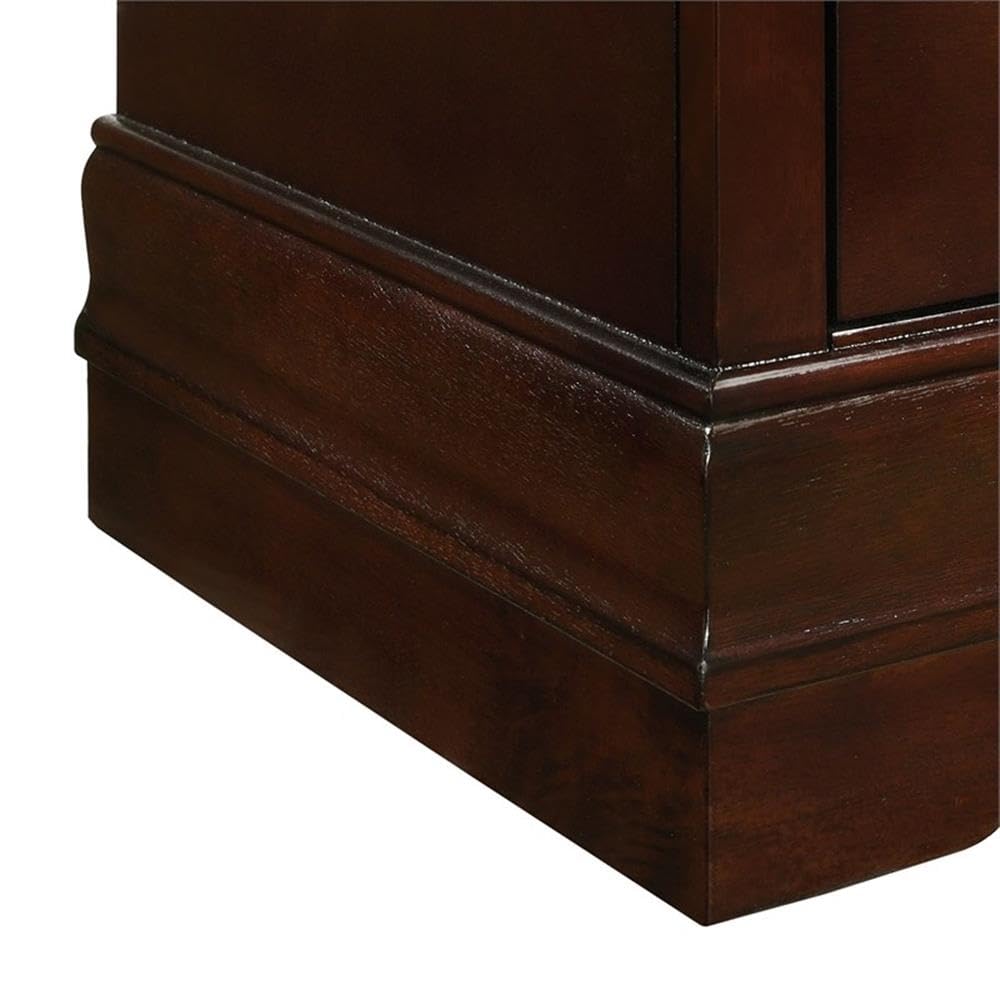 Picket House Furnishings Ellington 2-Drawer Cherry Nightstand - Bedroom Side Table with Storage for Bedside Essentials | Perfect for Master Bedroom, Guest Room & Apartment Decor