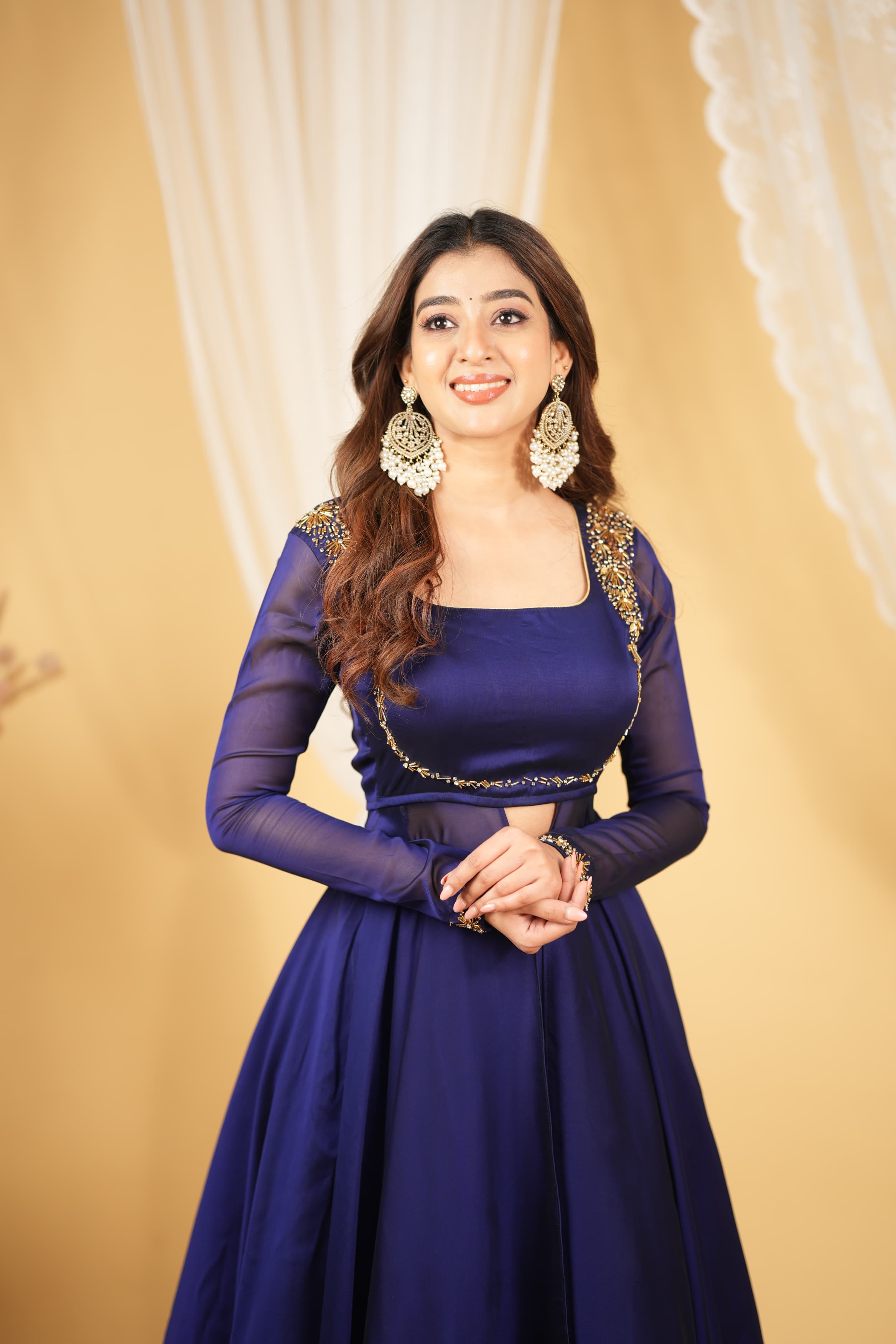 DD692 Manisha Series 2 Premium Designer Slit Anarkali with Skirt - Elegant Indian Ethnic Dress for Weddings, Parties & Festive Occasions