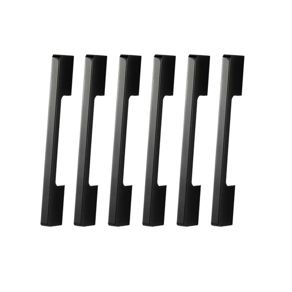 AttreX Modern Aluminum Alloy Cabinet Handles - Gold 224mm Drawer Pulls for Bedroom, Cupboard & Furniture (Set with Screws) | Durable Hardware for Home Renovation & DIY Projects