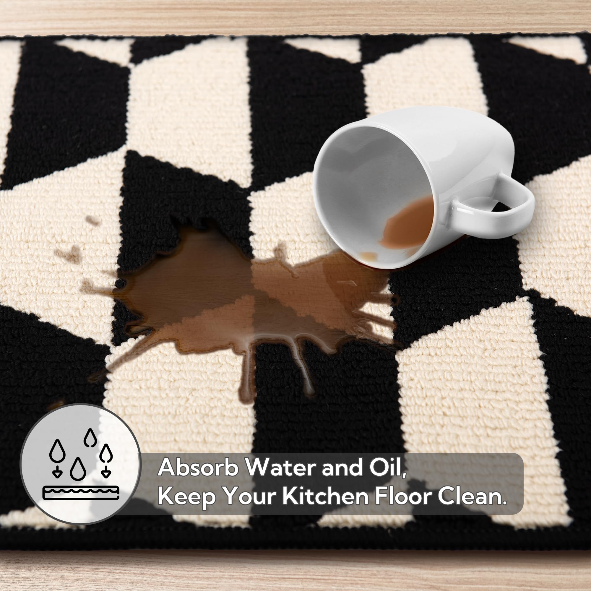 Non-Slip Washable Kitchen Mats for Floor – 47