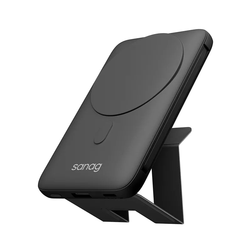 Sanag K60 Magnetic Wireless Fast Charging Power Bank 10000mAh - Portable Battery Pack for iPhone 15/14/13/12, Samsung Galaxy, AirPods | Perfect for Travel, Camping & Emergency Charging