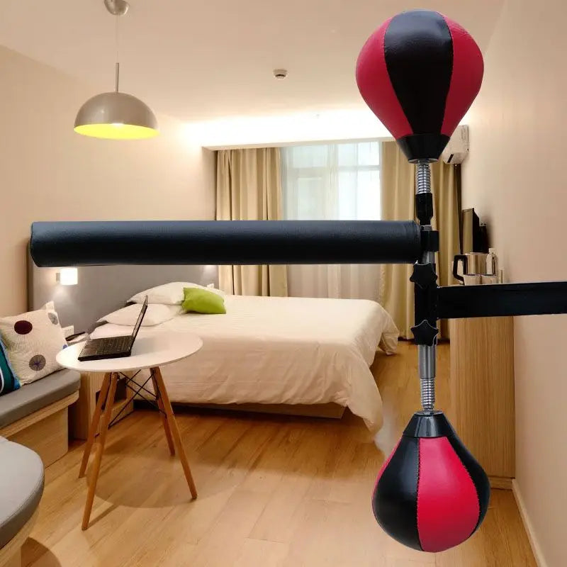 Wall Mounted Rotating Stick Boxing Reaction Target - Improve Speed & Reflexes for MMA, Boxing, Martial Arts Training at Home or Gym