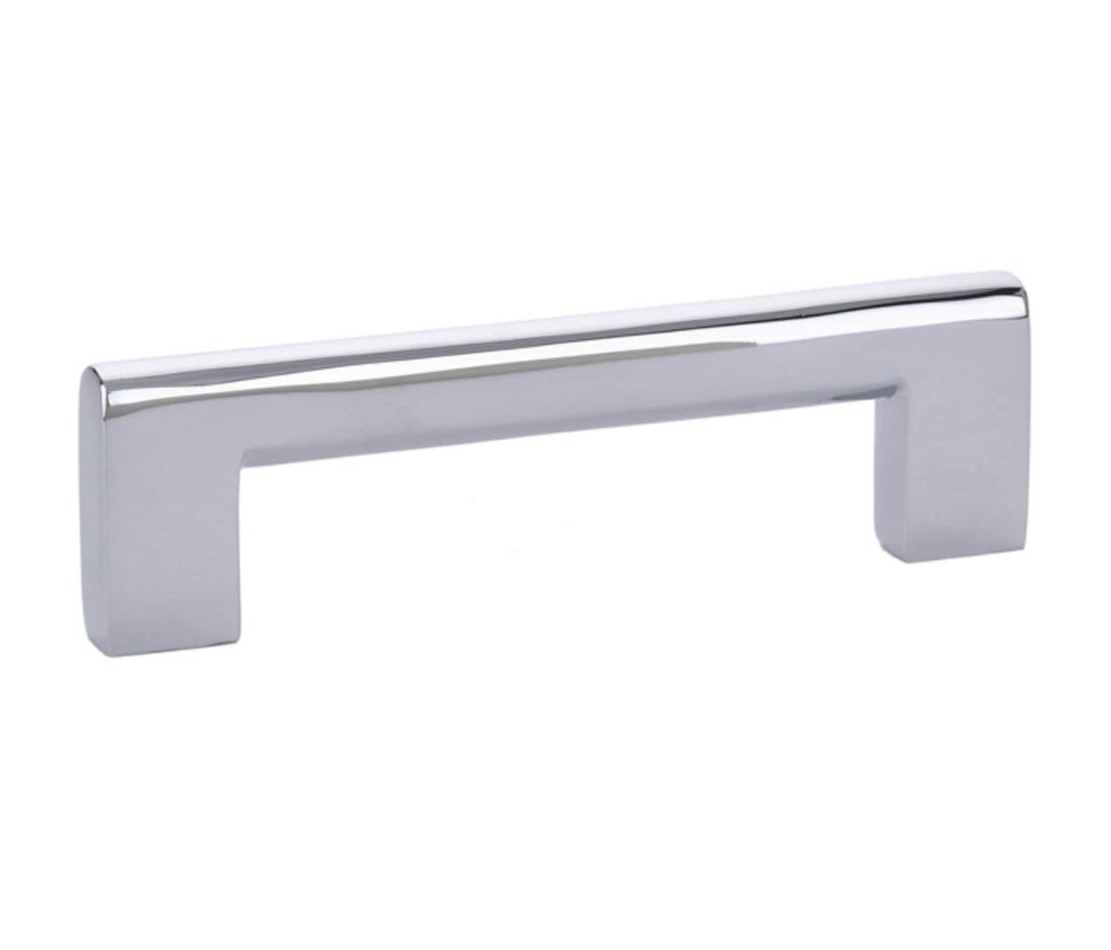 Premium Polished Chrome Drawer Pulls & Cabinet Knobs - Modern Hardware for Kitchen Cabinets, Dressers & Furniture (Set of 10) - Easy Installation & Durable Finish