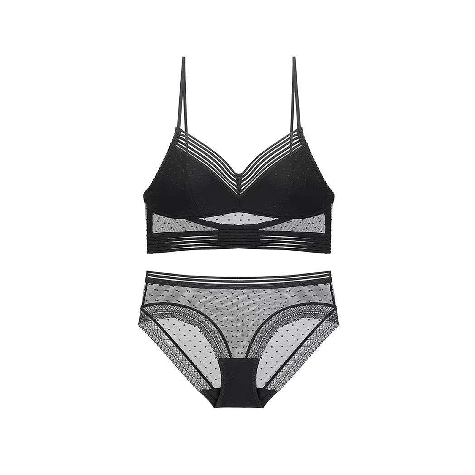 LaxChic Wireless Lace U-Back Push Up Bra - Seamless Low Back Lifting Bra for Women, Perfect for Evening Wear & Special Occasions